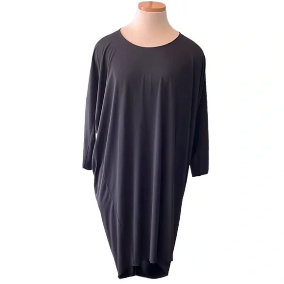 COS Jersey Tunic Short Dress, Black, Small - Picture 2 of 14